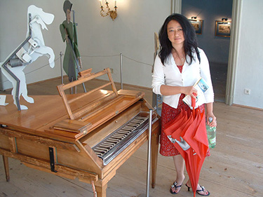 Shuyuan by Mozart's piano in Salzburg